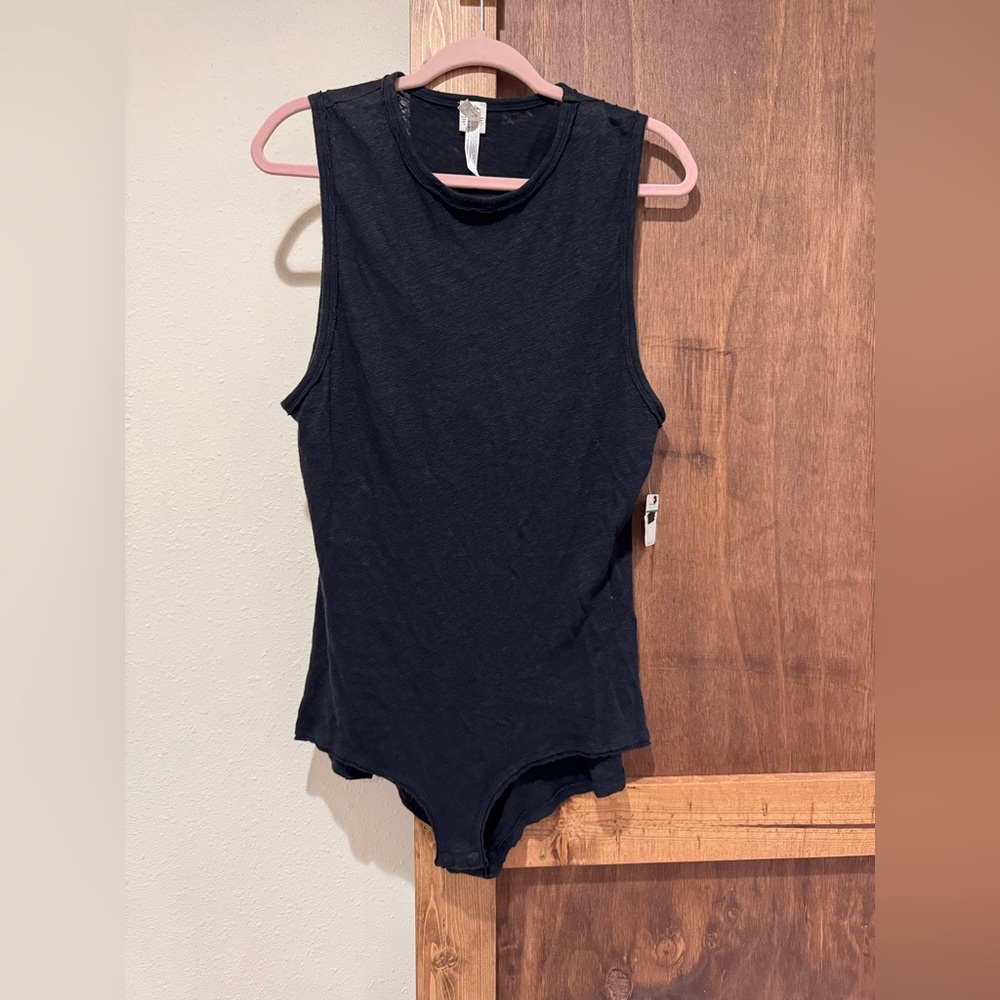 Free people black bodysuit
